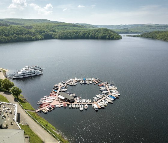 Anlegestelle Schwammenauel, © Eifel-Tourismus GmbH, Dominik Ketz