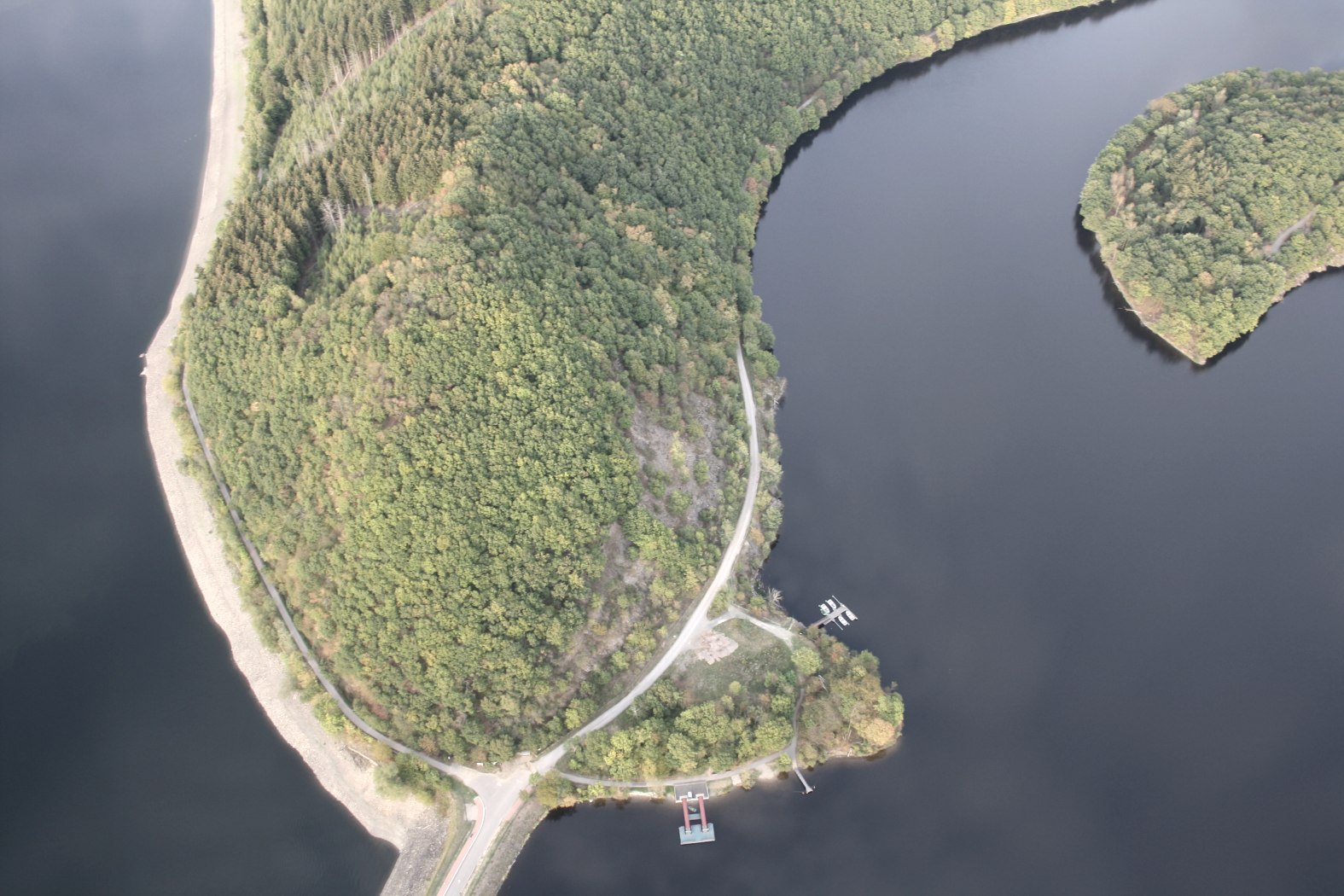 Luftbild Obersee-Ufer, © Adventure Ballonteam