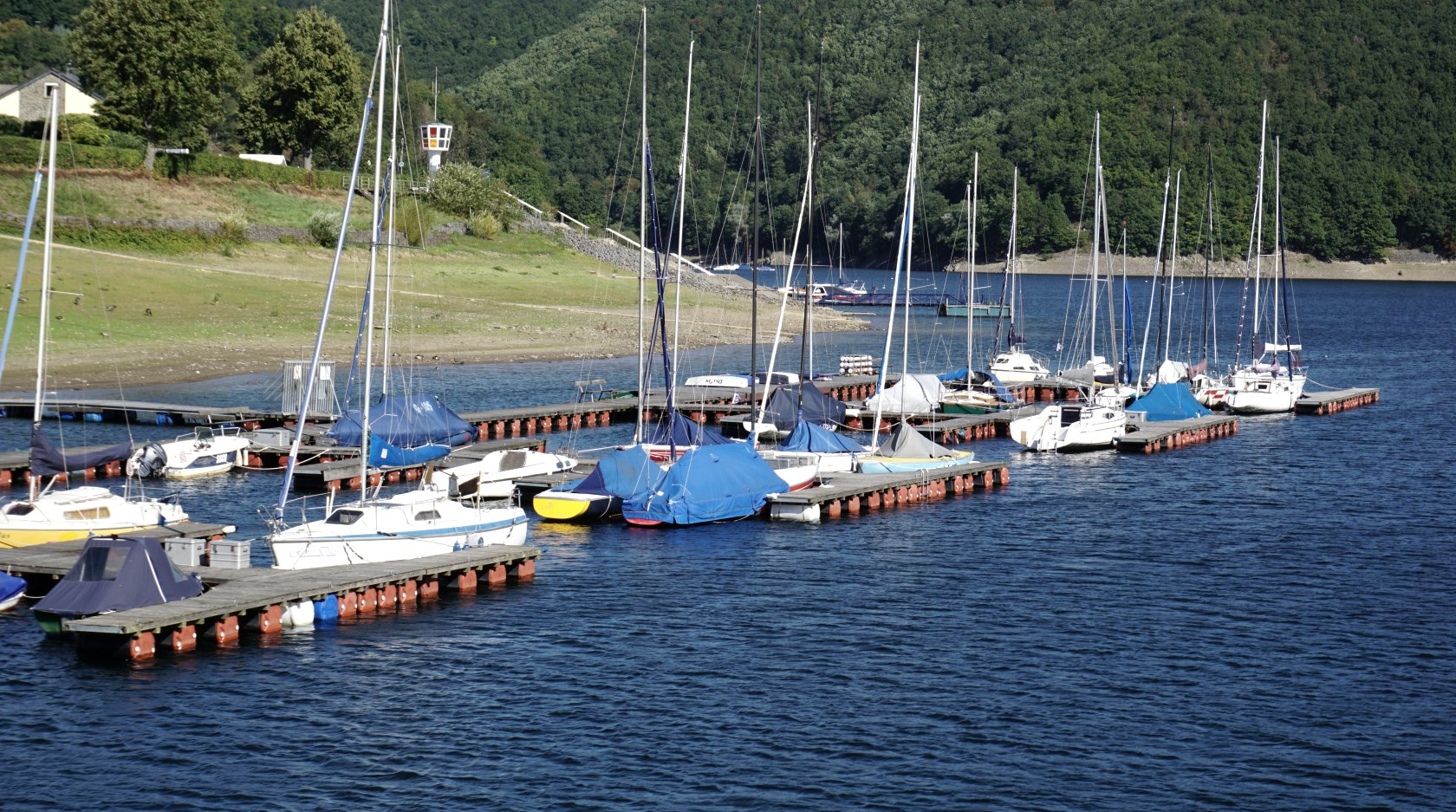 Bootssteg am Rursee, © Karen Richter