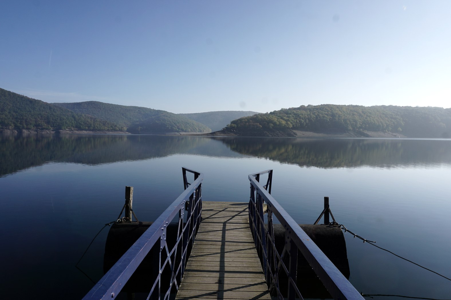 Schiffsanleger Woffelsbach - Rursee, © Karen Richter