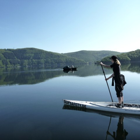 Stand-Up Paddeln am Rursee, © Christina Bauer