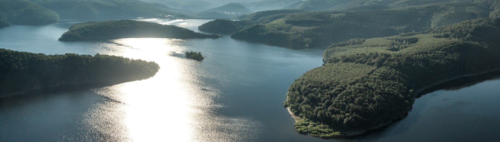 Rursee von oben , © Dominik Ketz