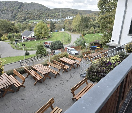 View and beer garden