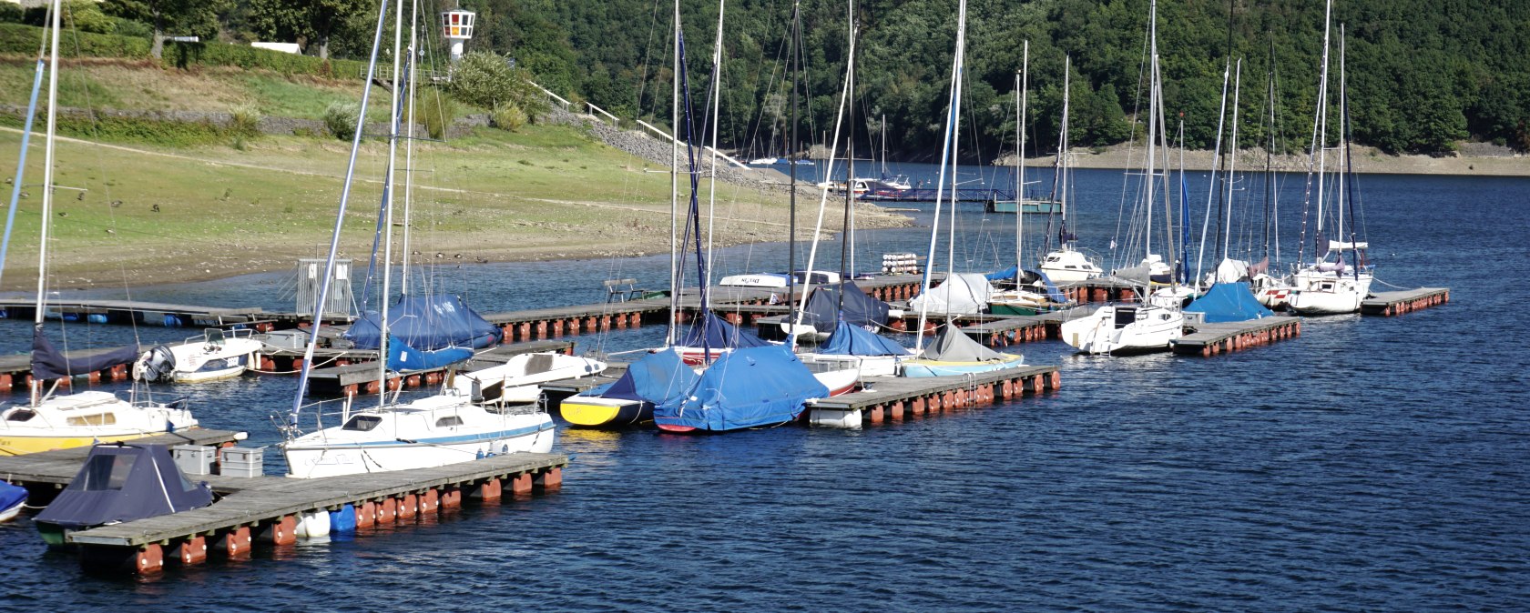 Bootssteg am Rursee, © Karen Richter