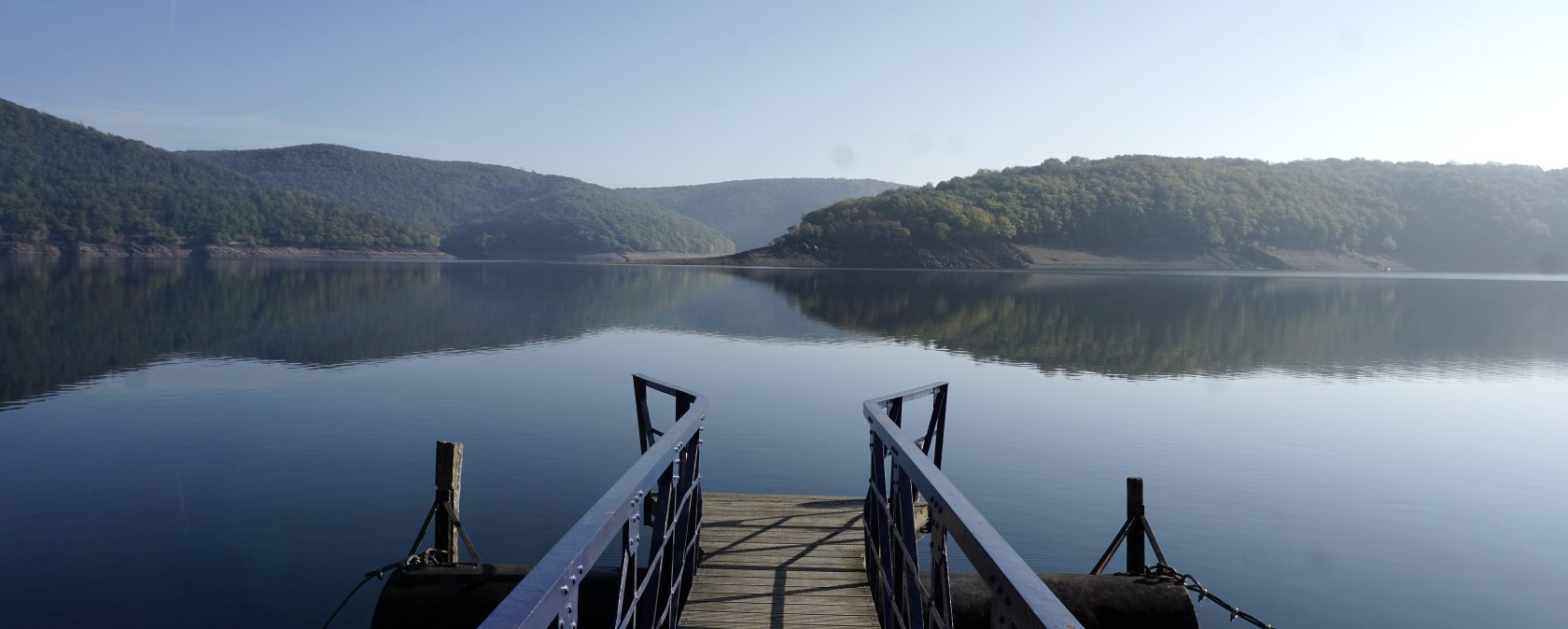 Schiffsanleger Woffelsbach - Rursee, © Karen Richter