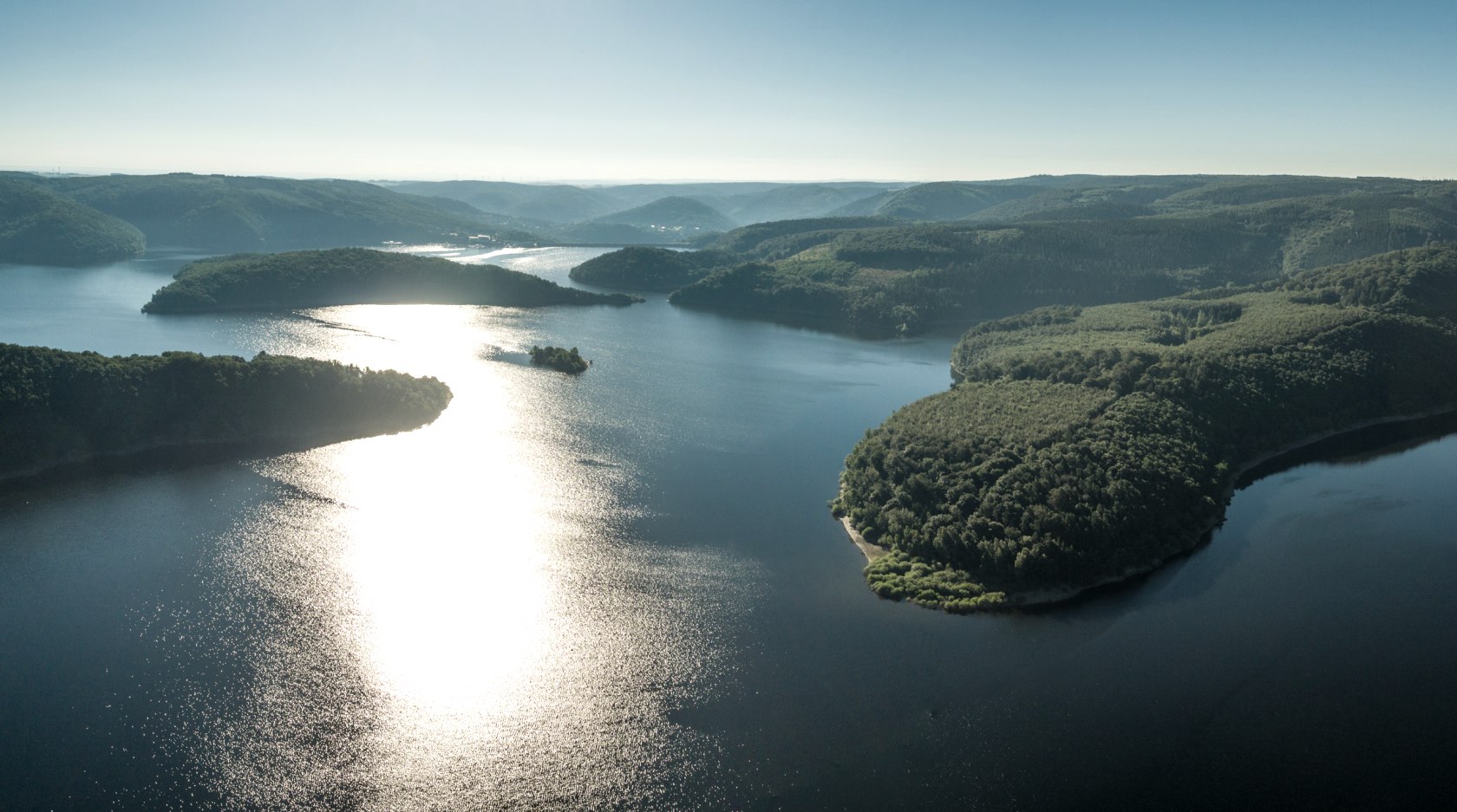 Rursee von oben , © Dominik Ketz