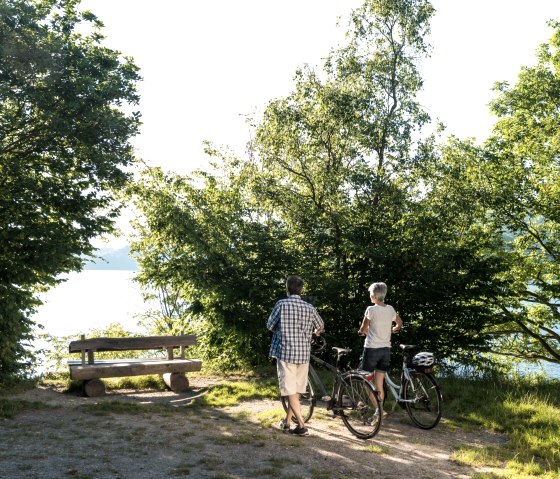 Radfahrer am Rursee, © Städteregion Aachen, D. Ketz