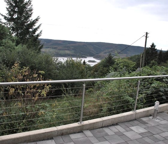 View of the Rursee from the terrace