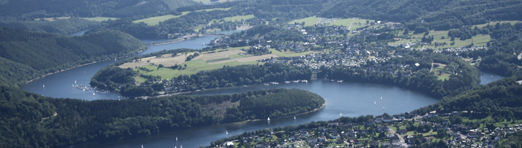 Rursee von oben, © Monschauer Land Touristik e. V.