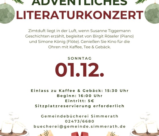 Adventliches Literaturkonzert