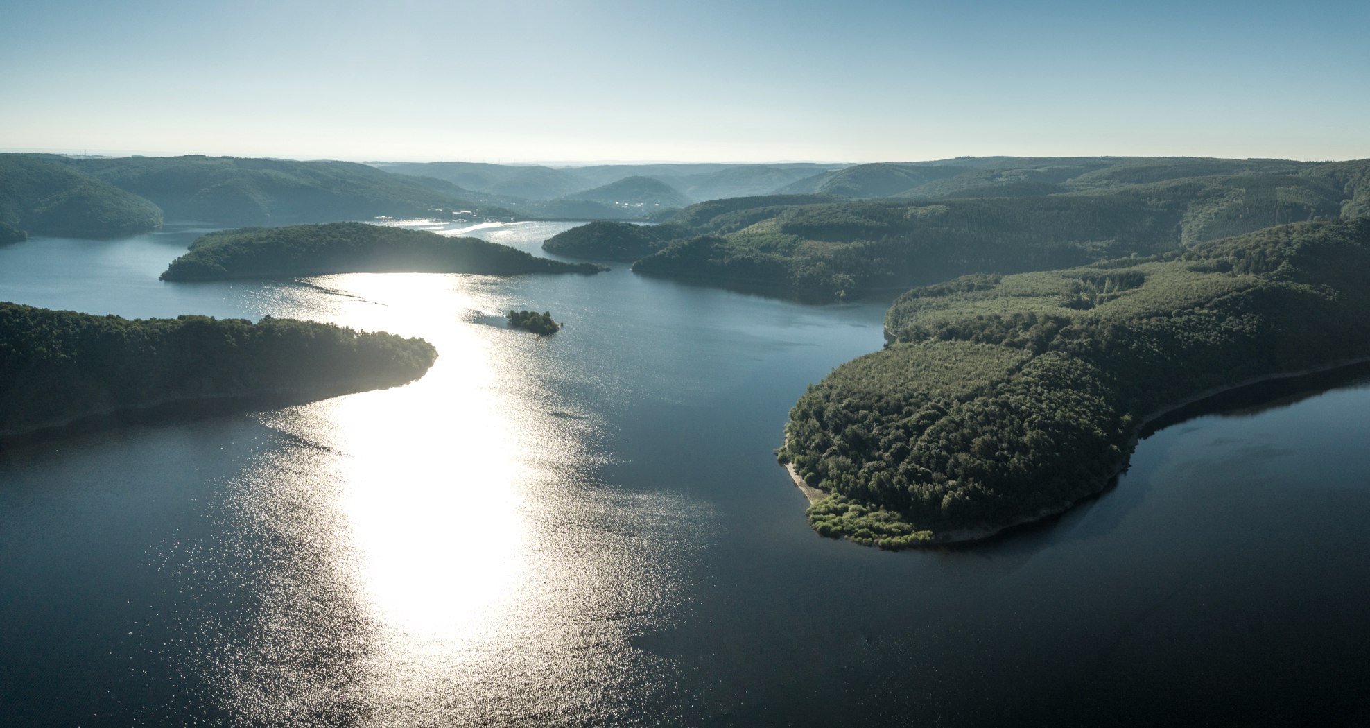 Rursee von oben , © Dominik Ketz