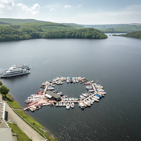 Anlegestelle Schwammenauel, © Eifel-Tourismus GmbH, Dominik Ketz