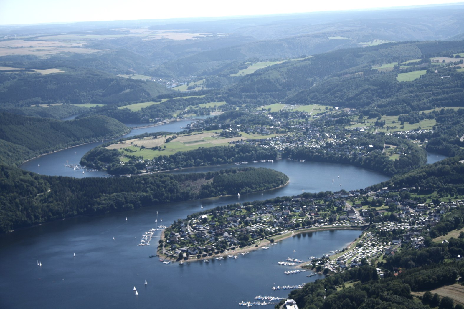 Rursee von oben, © Monschauer Land Touristik e. V.