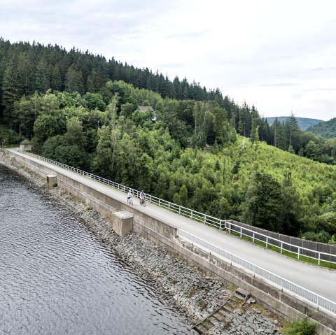 Staudamm der Kalltalsperre nähe Simonskall , © Städteregion Aachen/Dominik Ketz