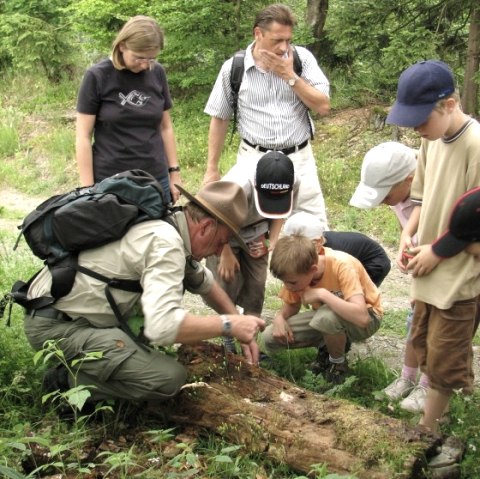   Ranger mit Familie, © Nationalpark Eifel 