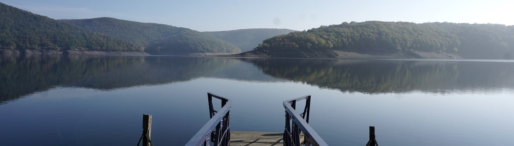 Schiffsanleger Woffelsbach - Rursee, © Karen Richter