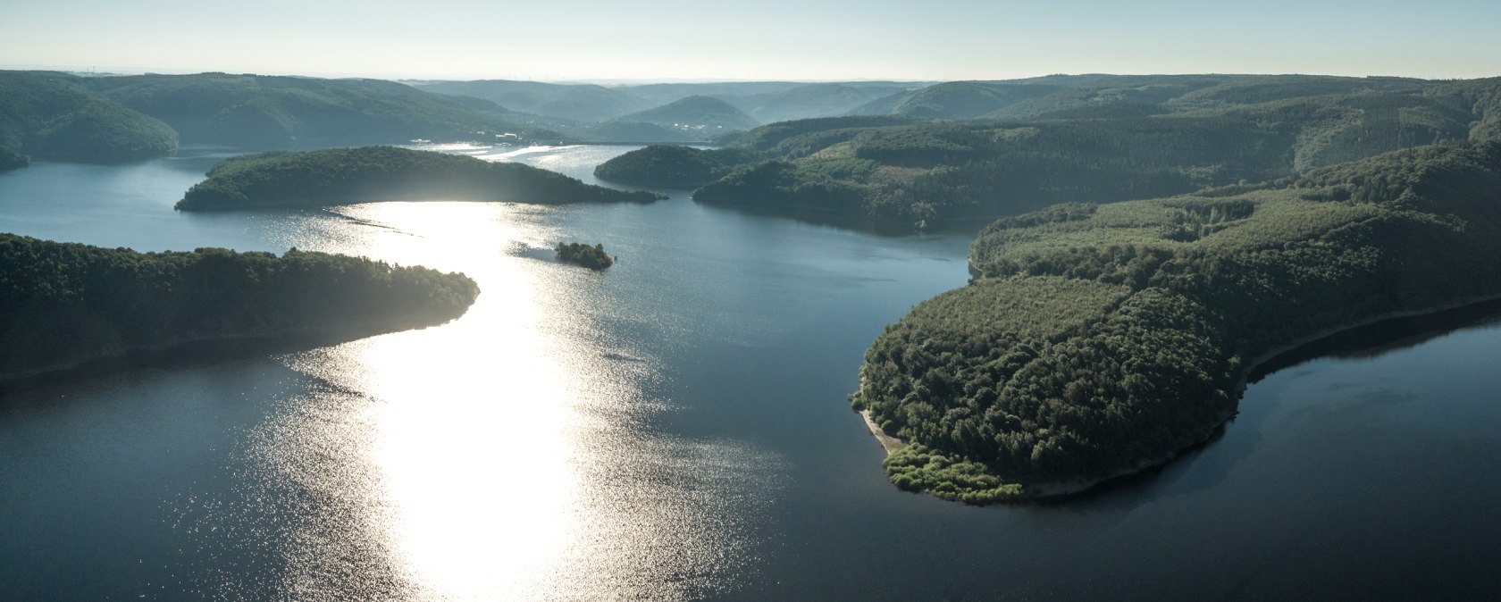 Rursee von oben , © Dominik Ketz