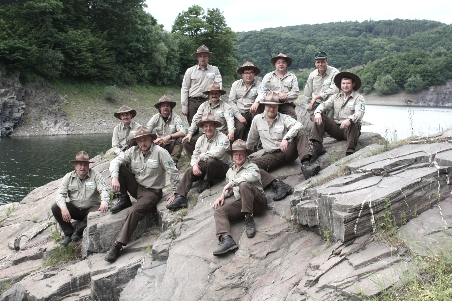    Gruppenbild Ranger II, © Nationalpark Eifel, M.Höller