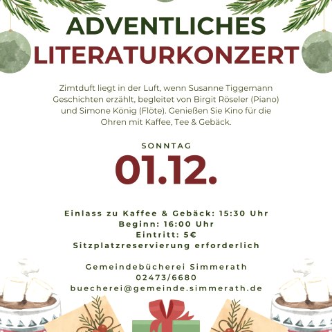 Adventliches Literaturkonzert