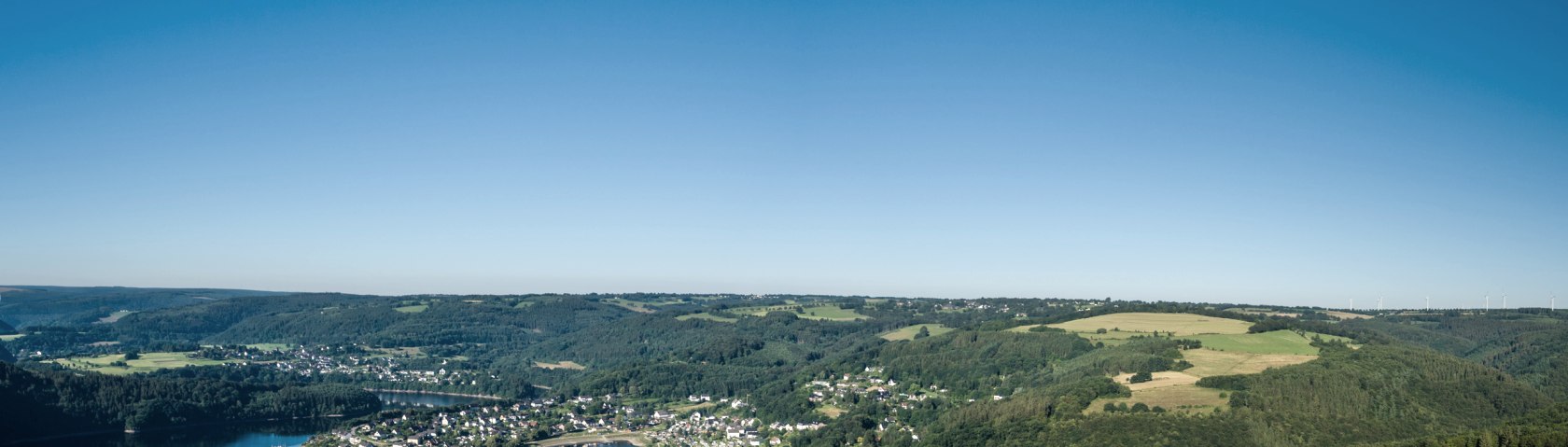 Der Rursee aus der Vogelperspektive, © Dominik Ketz